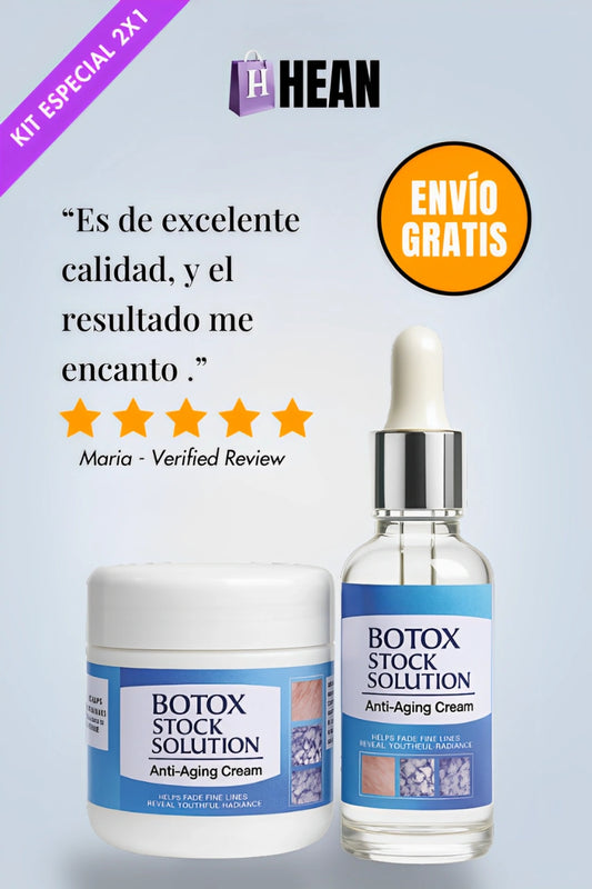 Kit Botox Unisex en Crema+Serum