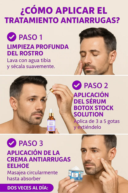 Kit Botox Unisex en Crema+Serum