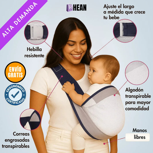 Portabebé Fular Ergonómico - Cangü